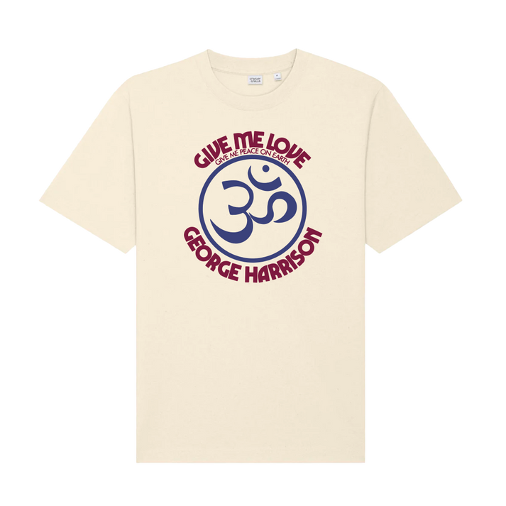 Give Me Love Natural T-Shirt – George Harrison | Official Merchandise