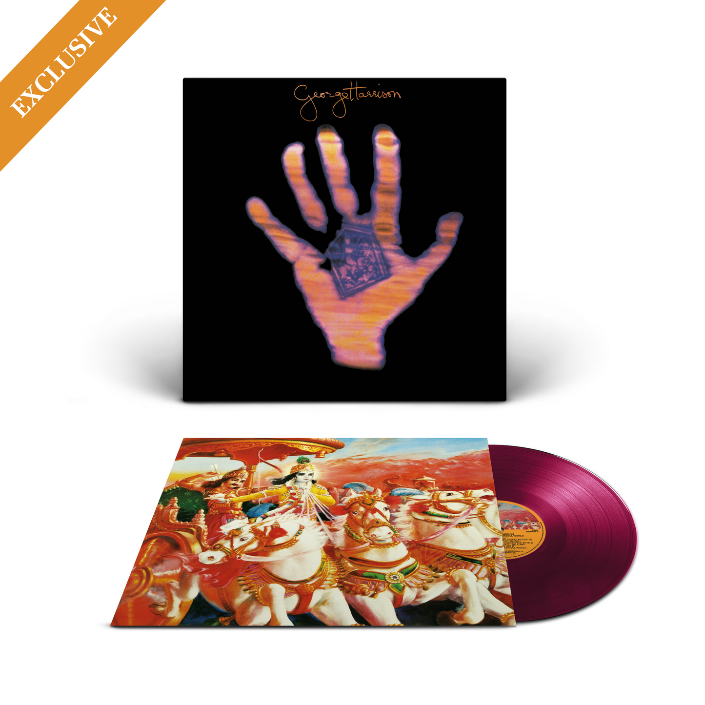 Living In The Material World 50th Anniversary - Online Store EXCLUSIVE Purple Color Vinyl