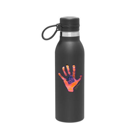 Living In The Material World Water Bottle